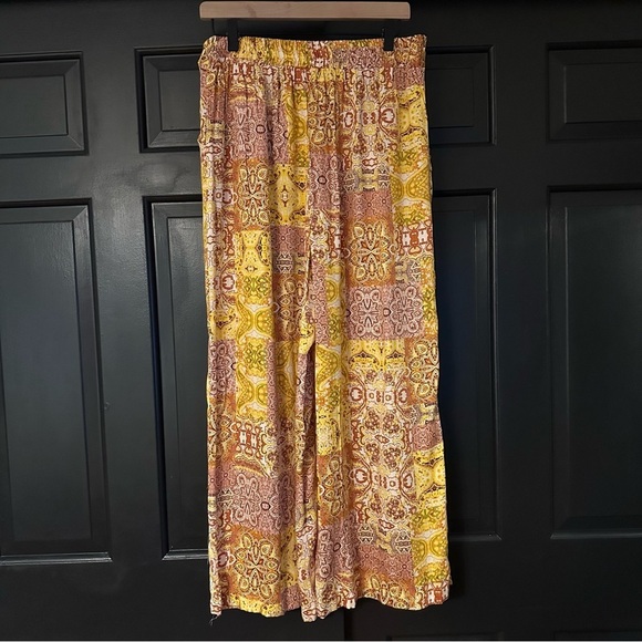 Christian Siriano Geometric  Wide Leg Pants Med (a4 - Picture 10 of 15